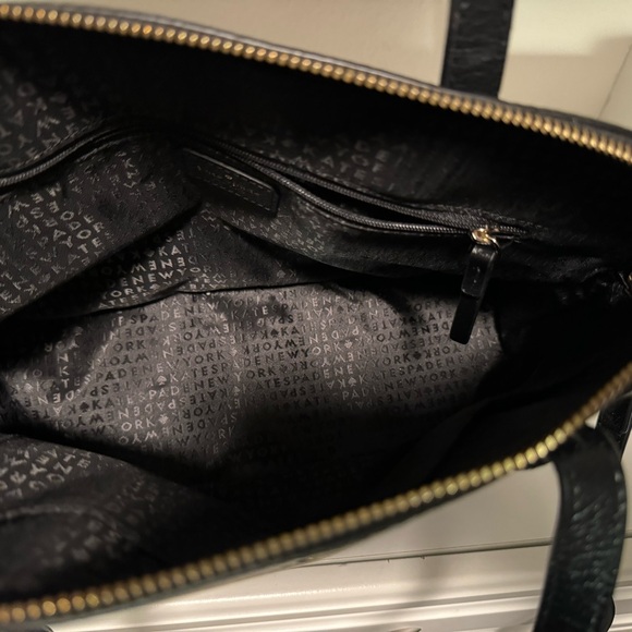 Kate Spade Black Purse. 13 inches length x 10 inches in height. - Picture 4 of 7